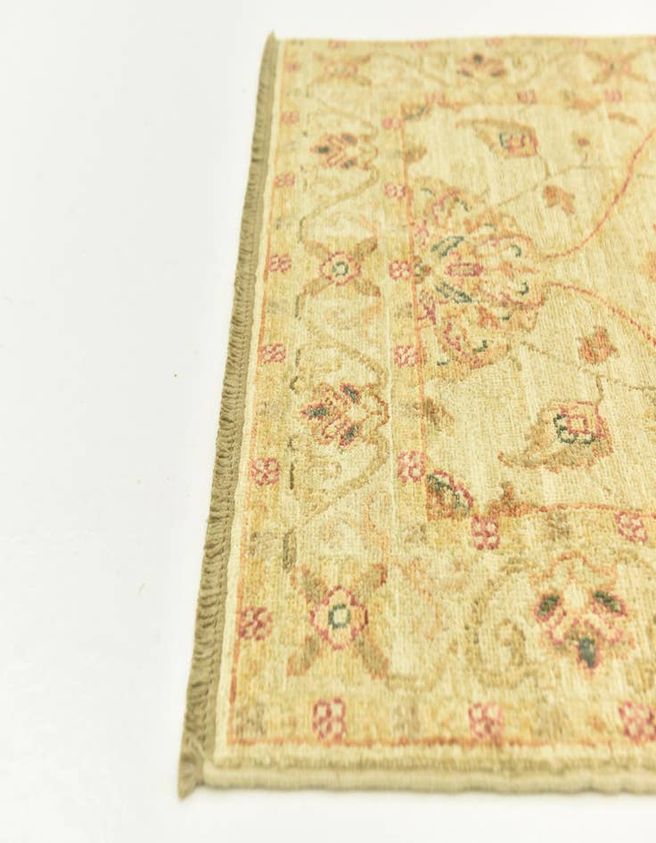 Detail image of  2' 5 x 6' 7  Hand Knotted Peshawar Ziegler Runner Rug