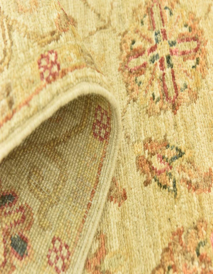 Detail image of  2' 5 x 6' 7  Hand Knotted Peshawar Ziegler Runner Rug