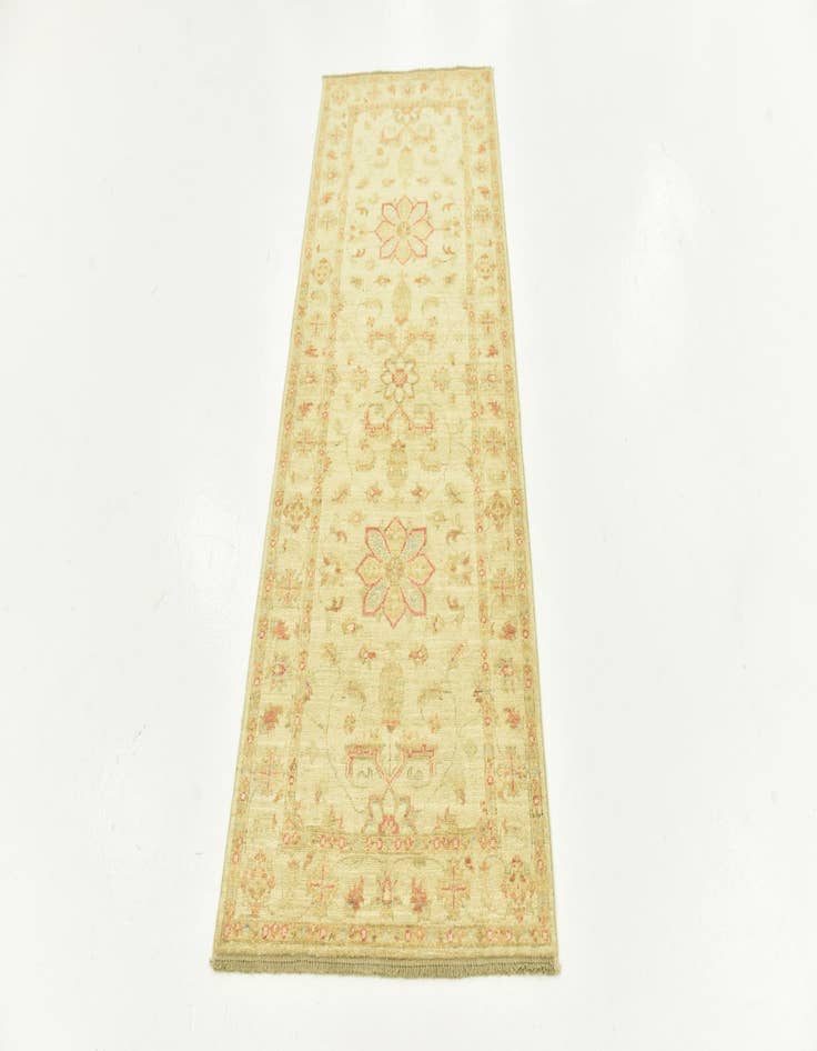 Detail image of  2' 5 x 6' 6  Hand Knotted Peshawar Ziegler Runner Rug