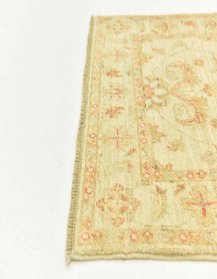 Detail image of  2' 5 x 6' 6  Hand Knotted Peshawar Ziegler Runner Rug