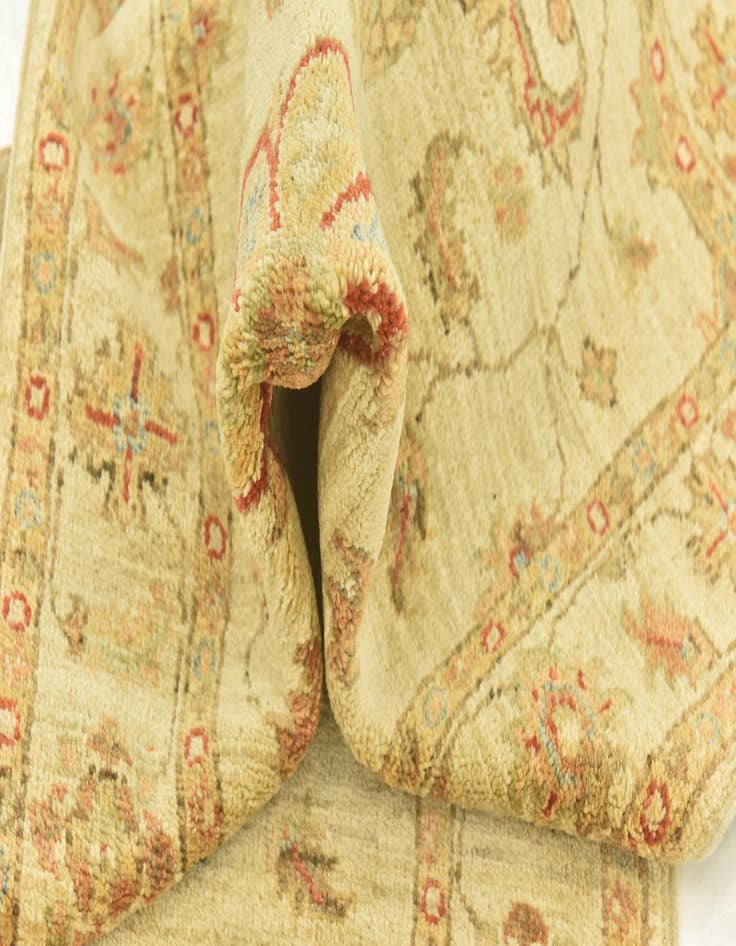 Detail image of  2' 6 x 6' 9  Hand Knotted Peshawar Ziegler Runner Rug