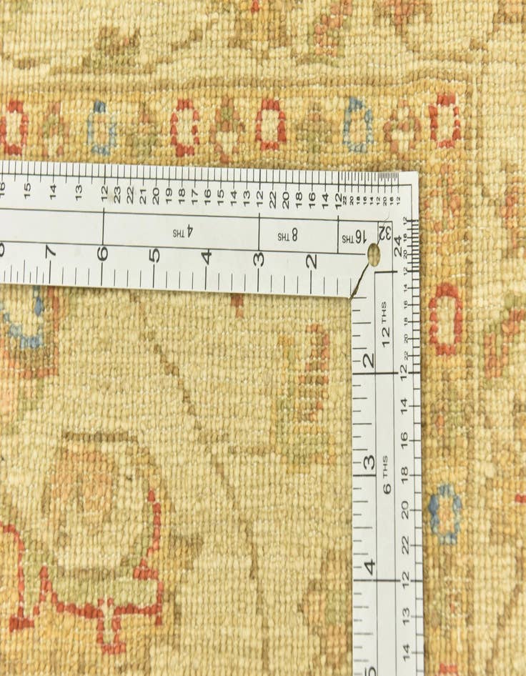 Detail image of  2' 6 x 6' 9  Hand Knotted Peshawar Ziegler Runner Rug