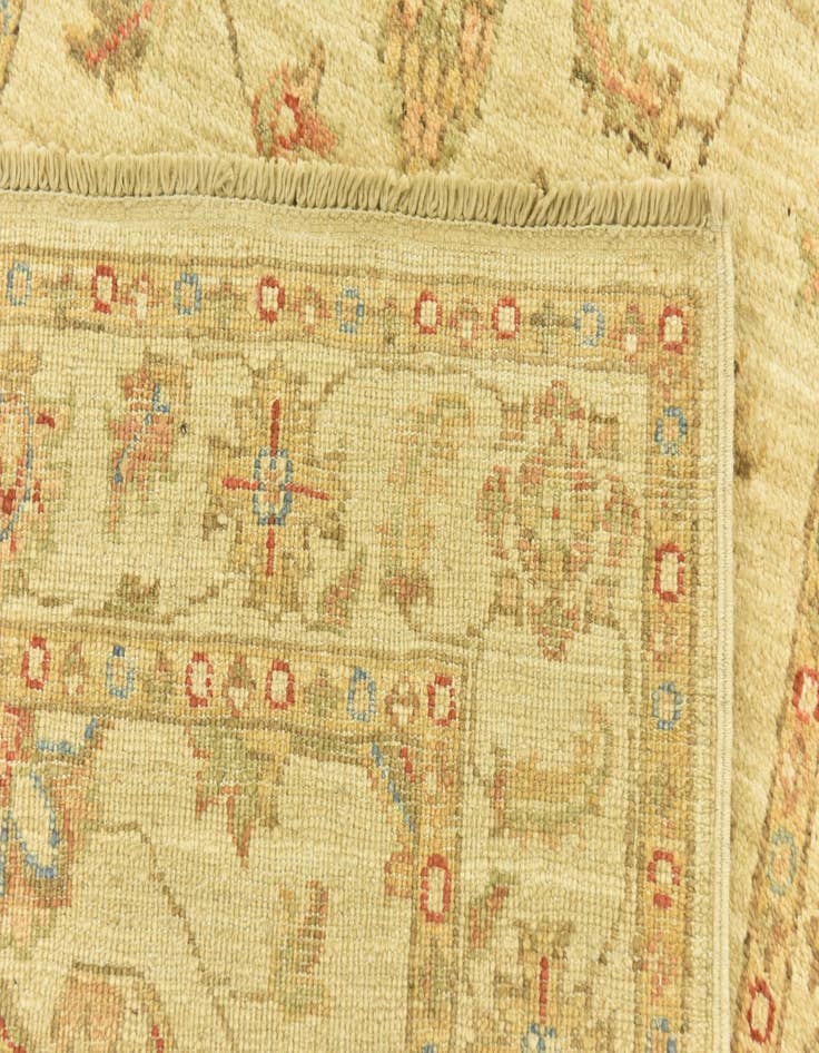 Detail image of  2' 6 x 6' 9  Hand Knotted Peshawar Ziegler Runner Rug