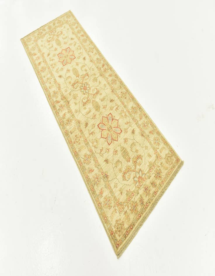 Detail image of  2' 6 x 6' 9  Hand Knotted Peshawar Ziegler Runner Rug