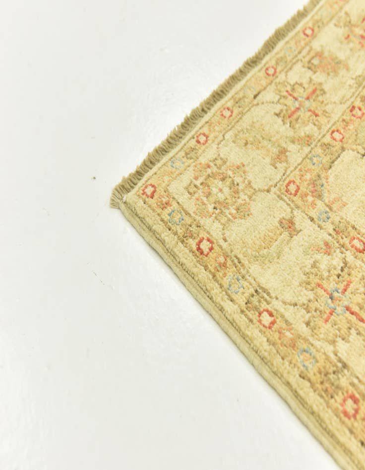 Detail image of  2' 6 x 6' 9  Hand Knotted Peshawar Ziegler Runner Rug