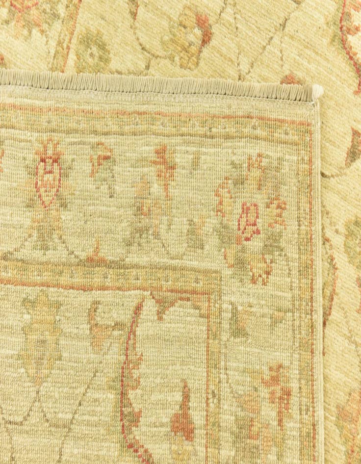 Detail image of  2' 7 x 6' 6  Hand Knotted Peshawar Ziegler Runner Rug