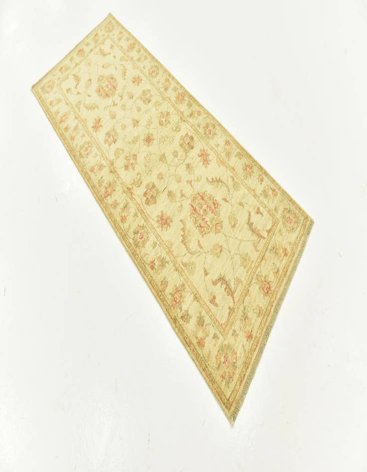 Detail image of  2' 7 x 6' 6  Hand Knotted Peshawar Ziegler Runner Rug