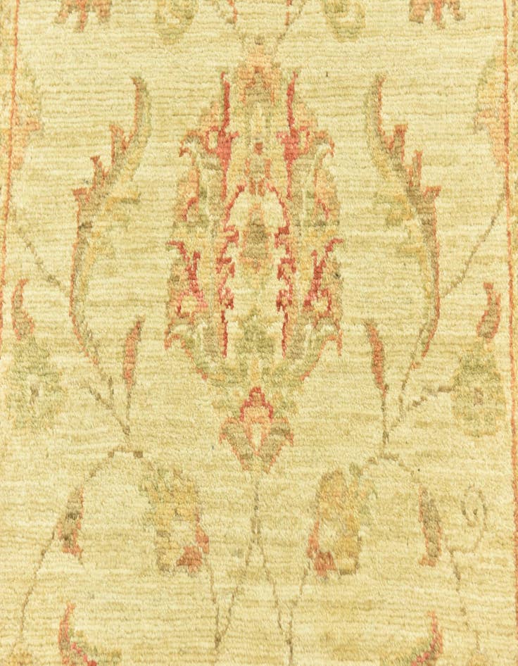 Detail image of  2' 7 x 6' 6  Hand Knotted Peshawar Ziegler Runner Rug