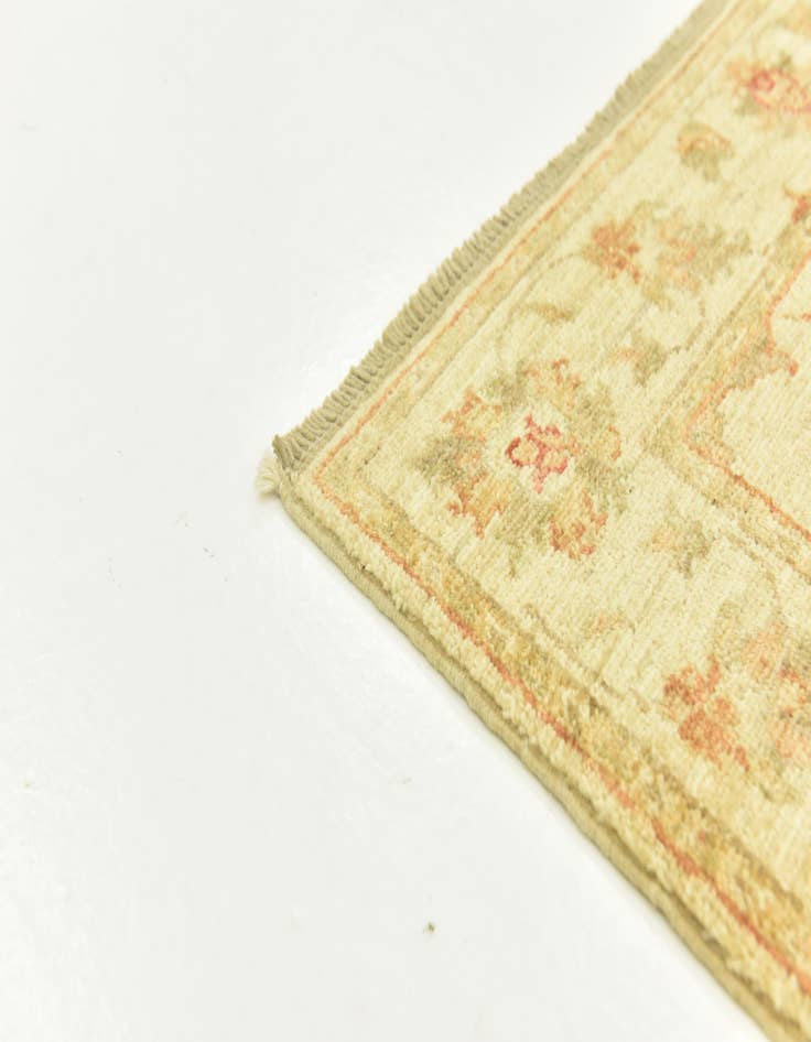 Detail image of  2' 7 x 6' 6  Hand Knotted Peshawar Ziegler Runner Rug