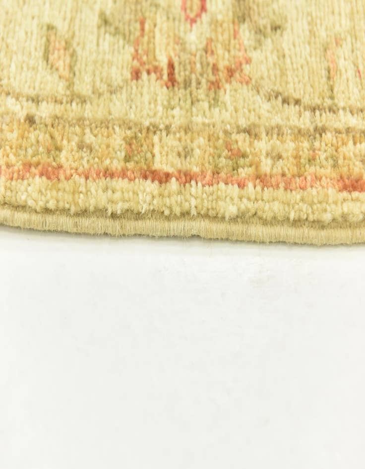 Detail image of  2' 7 x 6' 6  Hand Knotted Peshawar Ziegler Runner Rug