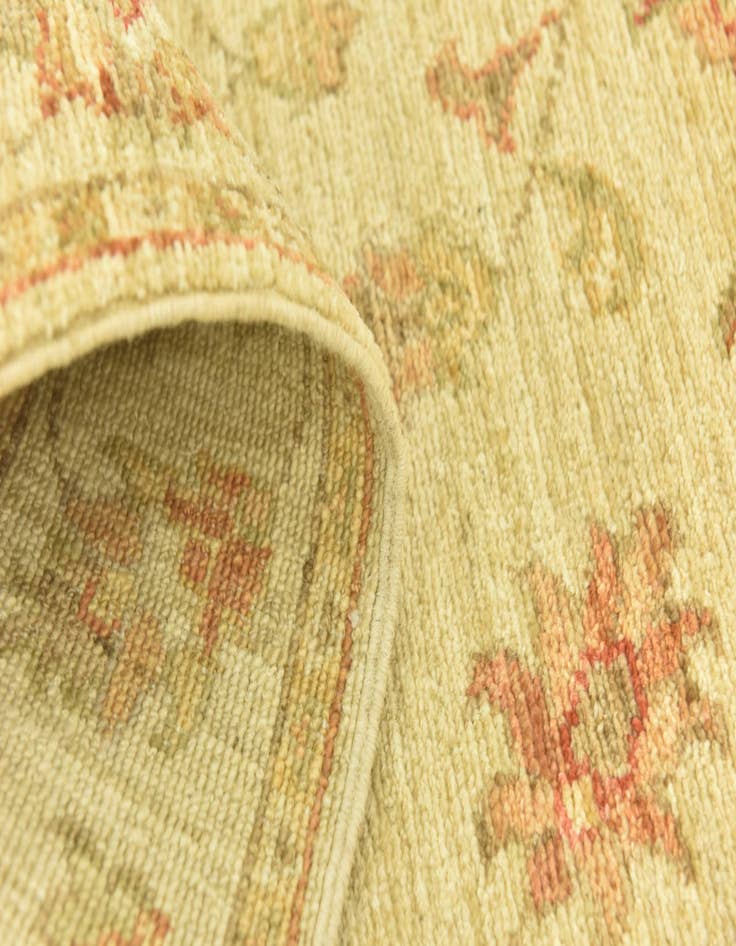 Detail image of  2' 7 x 6' 6  Hand Knotted Peshawar Ziegler Runner Rug