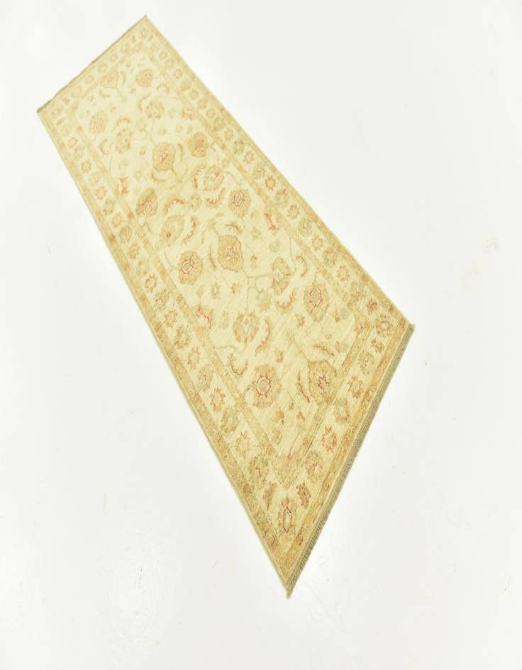 Detail image of  2' 6 x 6' 7  Hand Knotted Peshawar Ziegler Runner Rug