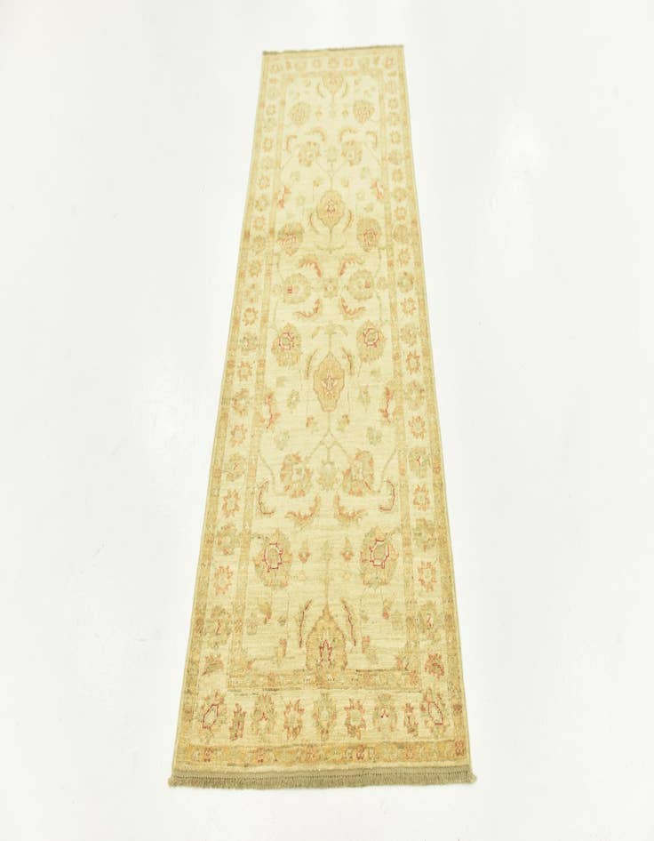 Detail image of  2' 6 x 6' 7  Hand Knotted Peshawar Ziegler Runner Rug