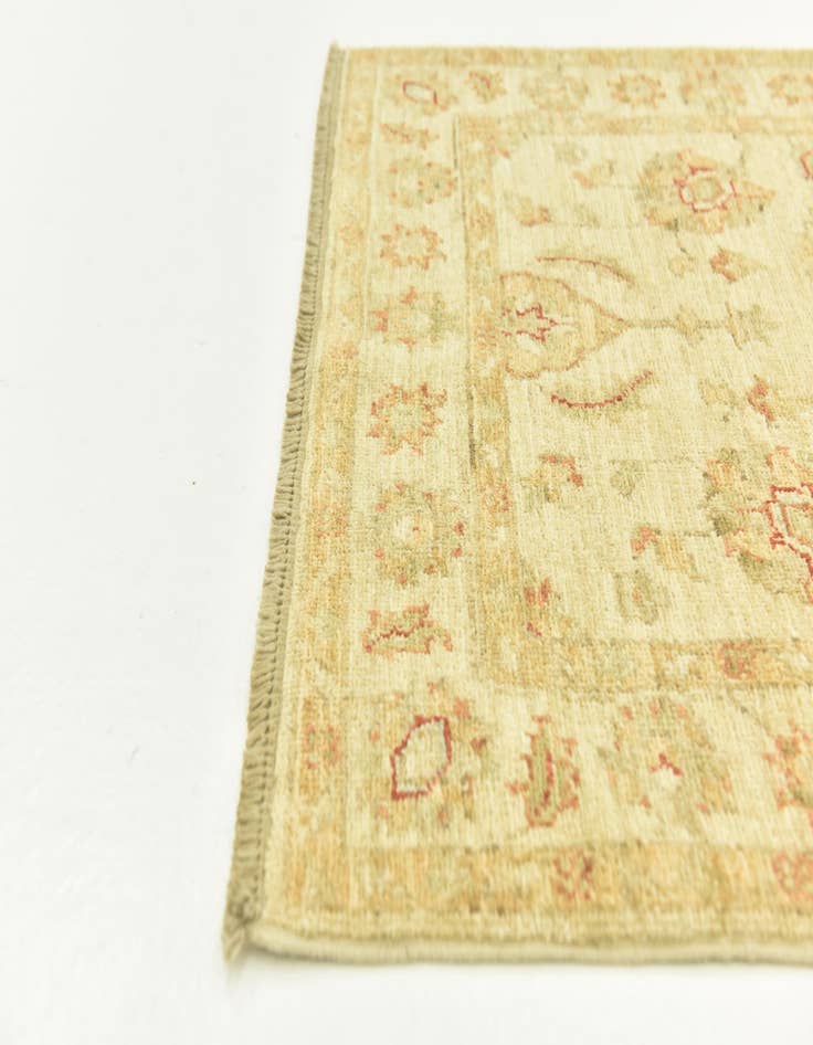 Detail image of  2' 6 x 6' 7  Hand Knotted Peshawar Ziegler Runner Rug