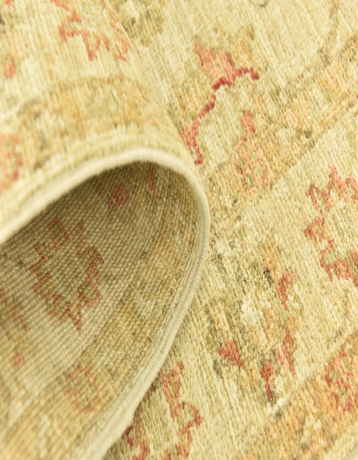 Detail image of  2' 6 x 6' 7  Hand Knotted Peshawar Ziegler Runner Rug