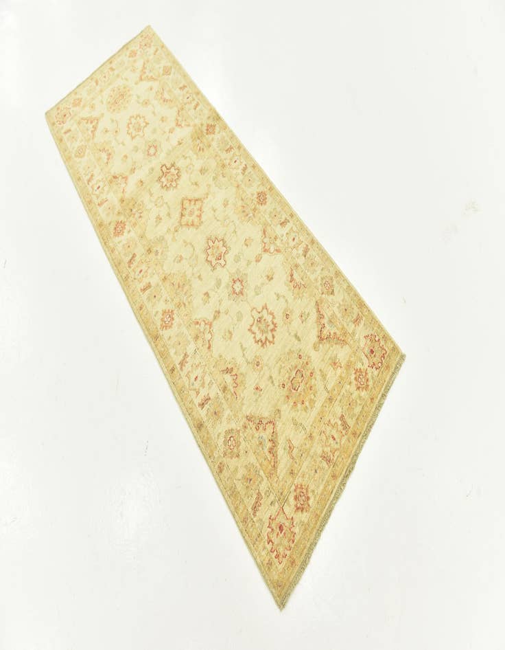 Detail image of  2' 6 x 6' 5  Hand Knotted Peshawar Ziegler Runner Rug