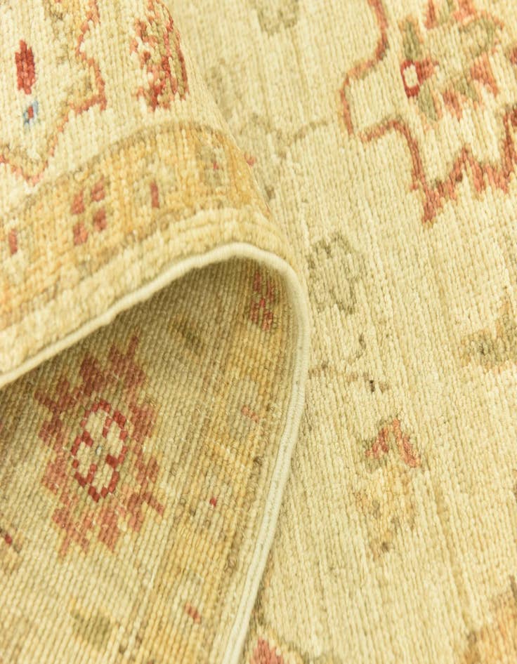 Detail image of  2' 6 x 6' 5  Hand Knotted Peshawar Ziegler Runner Rug