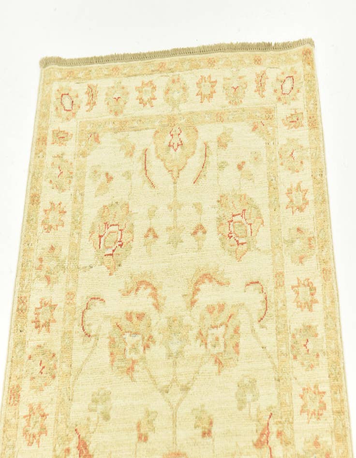 Detail image of  2' 6 x 6' 8  Hand Knotted Peshawar Ziegler Runner Rug