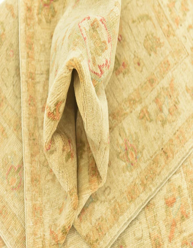 Detail image of  2' 8 x 16' 5  Hand Knotted Peshawar Ziegler Runner Rug