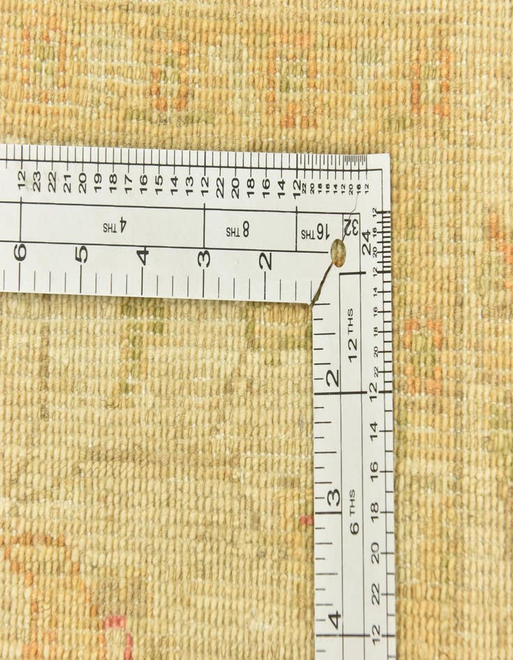 Detail image of  2' 8 x 16' 5  Hand Knotted Peshawar Ziegler Runner Rug