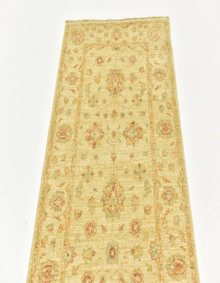 Detail image of  2' 8 x 16' 1  Hand Knotted Peshawar Ziegler Runner Rug