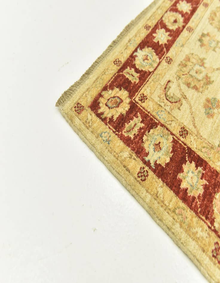 Detail image of  2' 9 x 11' 1  Hand Knotted Peshawar Ziegler Runner Rug