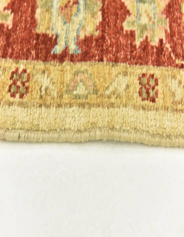 Detail image of  2' 9 x 11' 1  Hand Knotted Peshawar Ziegler Runner Rug