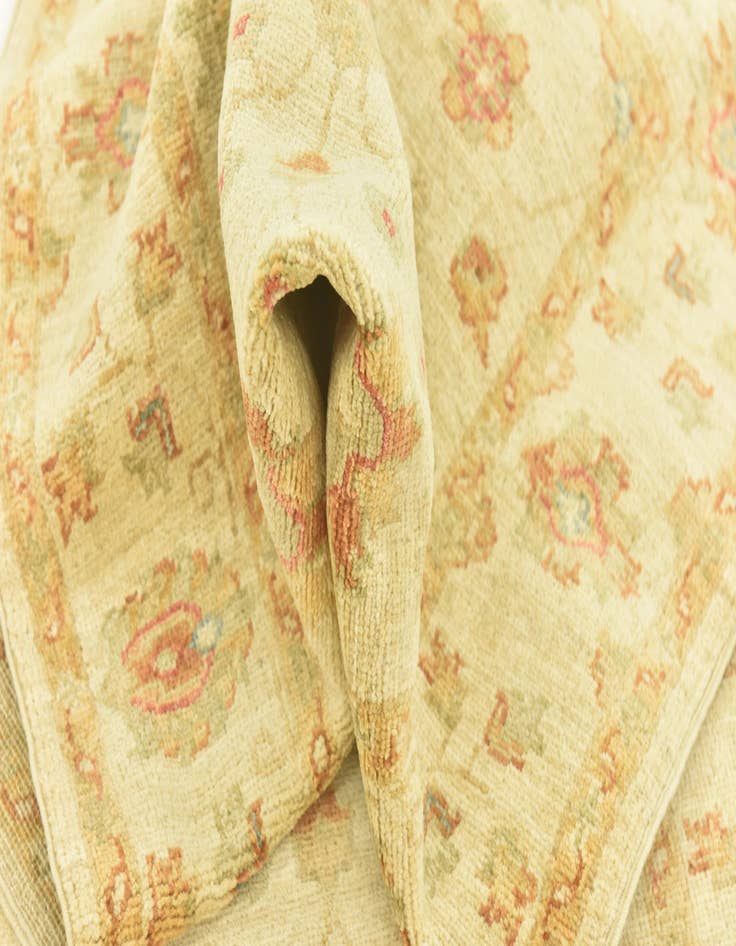 Detail image of  2' 9 x 16' 3  Hand Knotted Peshawar Ziegler Runner Rug
