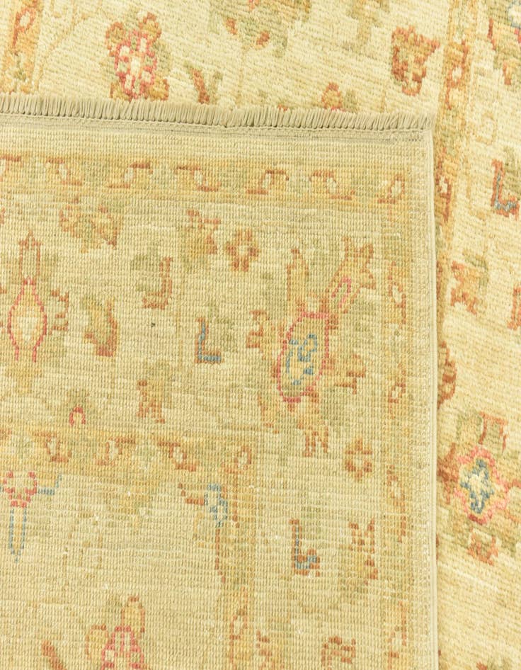 Detail image of  2' 9 x 16' 3  Hand Knotted Peshawar Ziegler Runner Rug