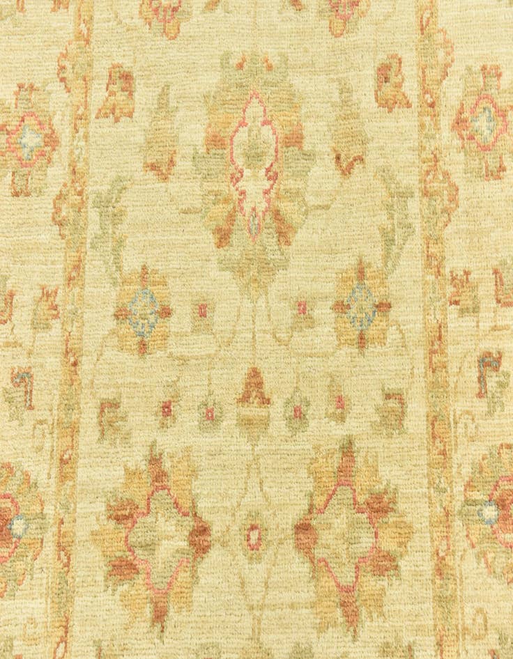Detail image of  2' 9 x 16' 3  Hand Knotted Peshawar Ziegler Runner Rug