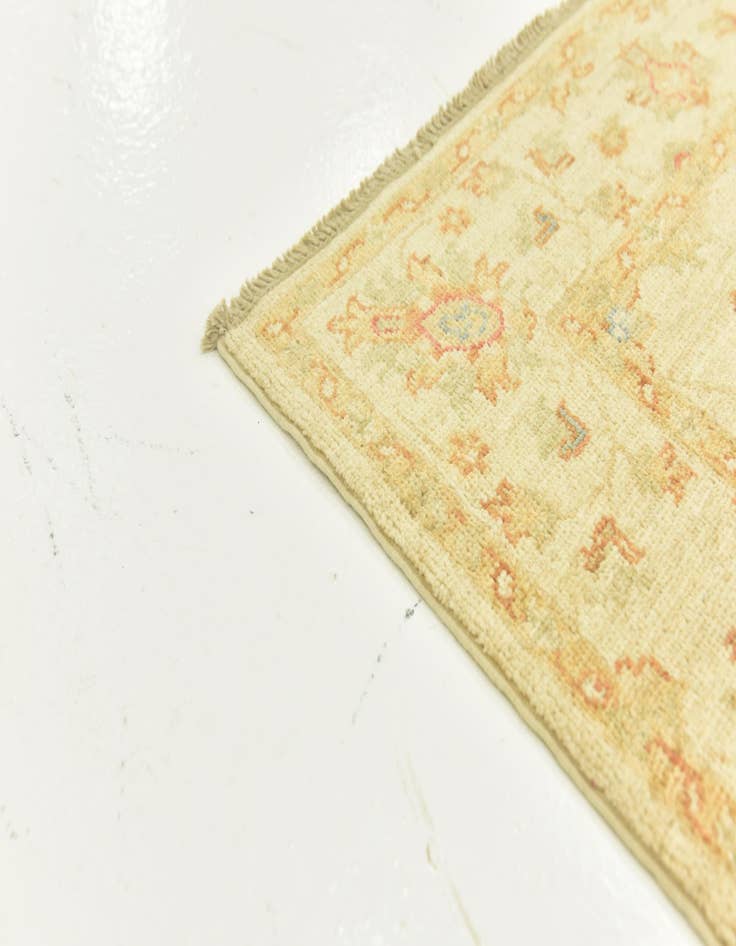 Detail image of  2' 9 x 16' 3  Hand Knotted Peshawar Ziegler Runner Rug