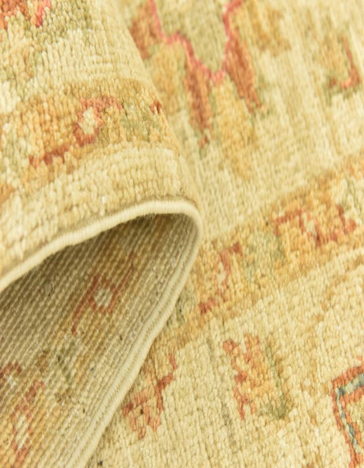 Detail image of  2' 9 x 16' 3  Hand Knotted Peshawar Ziegler Runner Rug