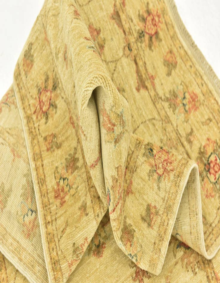 Detail image of  2' 8 x 16'  Hand Knotted Peshawar Ziegler Runner Rug