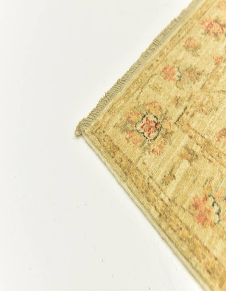 Detail image of  2' 8 x 16'  Hand Knotted Peshawar Ziegler Runner Rug