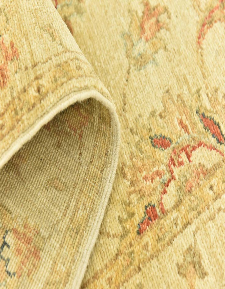 Detail image of  2' 8 x 16'  Hand Knotted Peshawar Ziegler Runner Rug