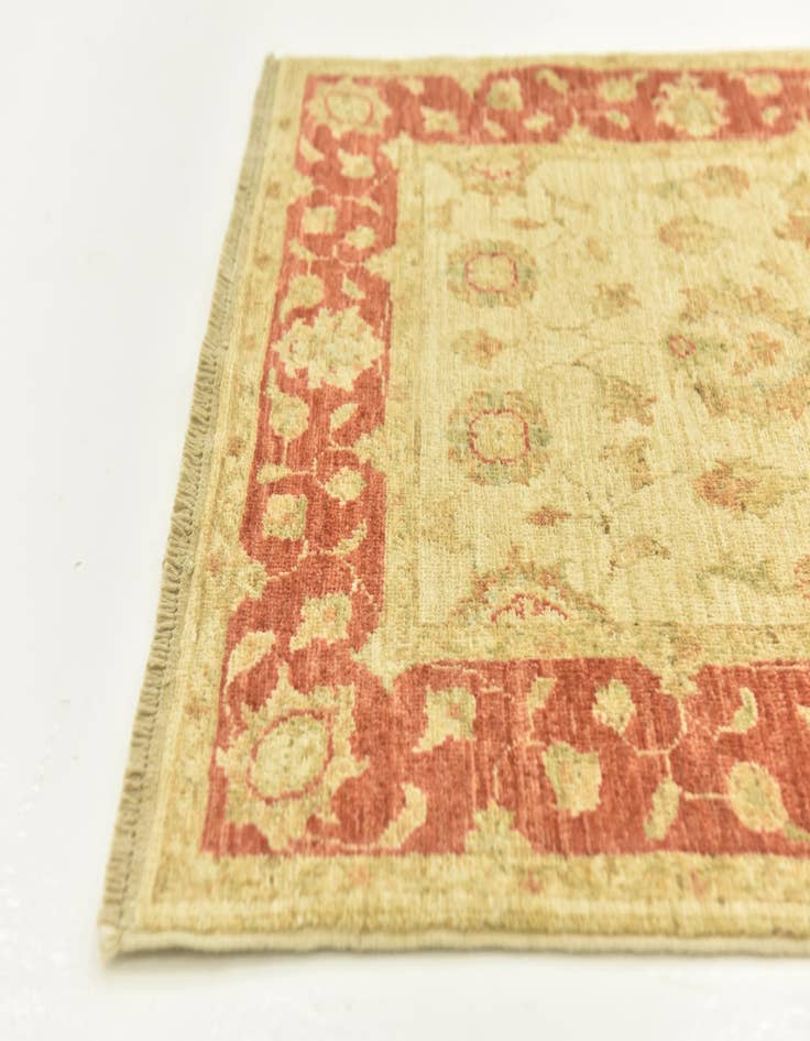 Detail image of  2' 8 x 22' 5  Hand Knotted Peshawar Ziegler Runner Rug