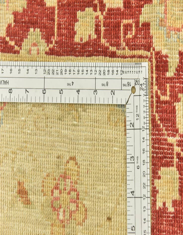 Detail image of  2' 7 x 16' 1  Hand Knotted Peshawar Ziegler Runner Rug