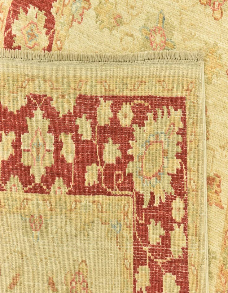 Detail image of  2' 7 x 16' 1  Hand Knotted Peshawar Ziegler Runner Rug