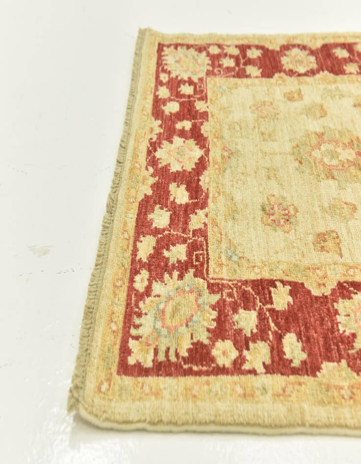 Detail image of  2' 7 x 16' 1  Hand Knotted Peshawar Ziegler Runner Rug