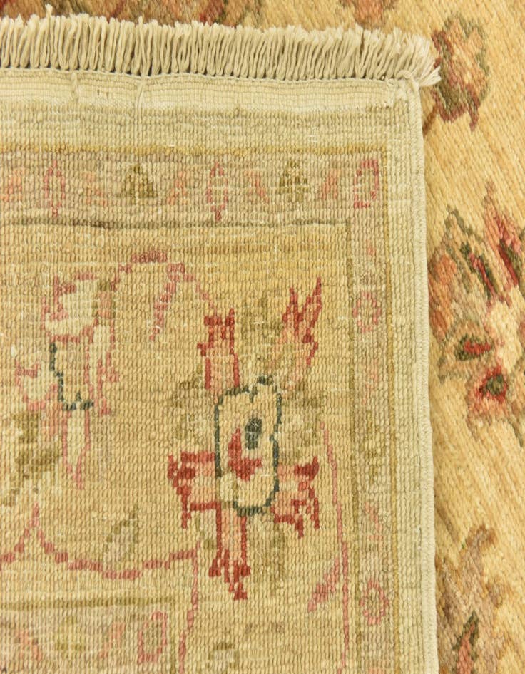 Detail image of  4' x 16' 2  Hand Knotted Peshawar Ziegler Runner Rug