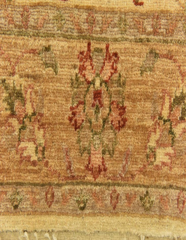 Detail image of  4' x 16' 2  Hand Knotted Peshawar Ziegler Runner Rug
