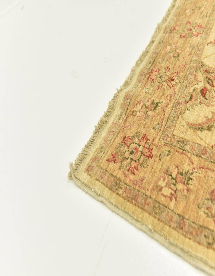 Detail image of  4' x 16' 2  Hand Knotted Peshawar Ziegler Runner Rug