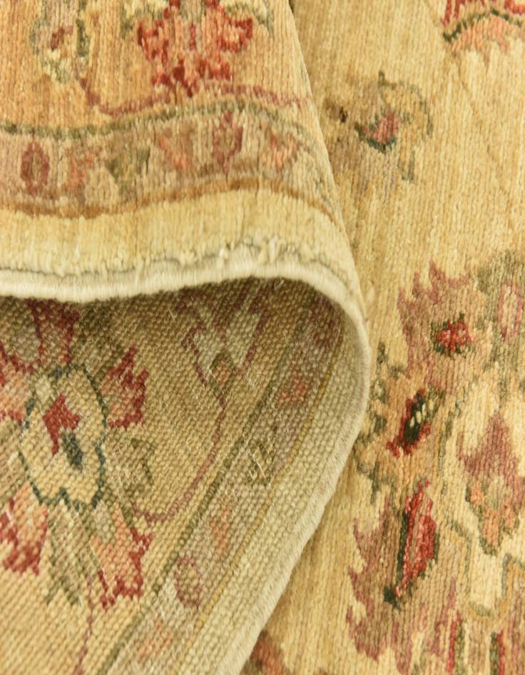 Detail image of  4' x 16' 2  Hand Knotted Peshawar Ziegler Runner Rug