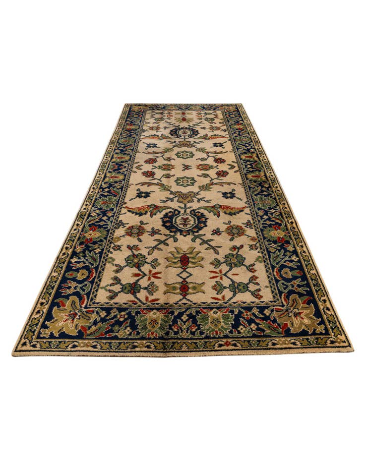 Detail image of  5' x 12' Sarough Wool Runner Rug