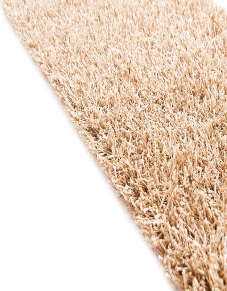 Detail image of  2' 5 x 4' 7  Hand Knotted Solid Shag Oriental Runner Rug