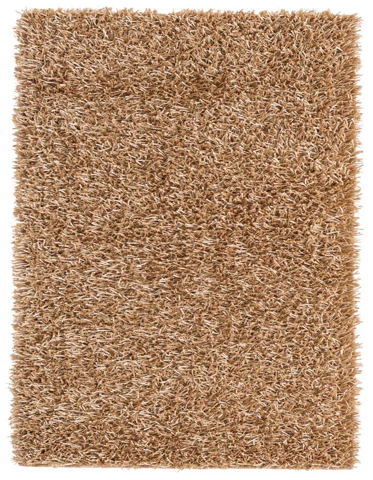 Detail image of  2' 5 x 4' 7  Hand Knotted Solid Shag Oriental Runner Rug