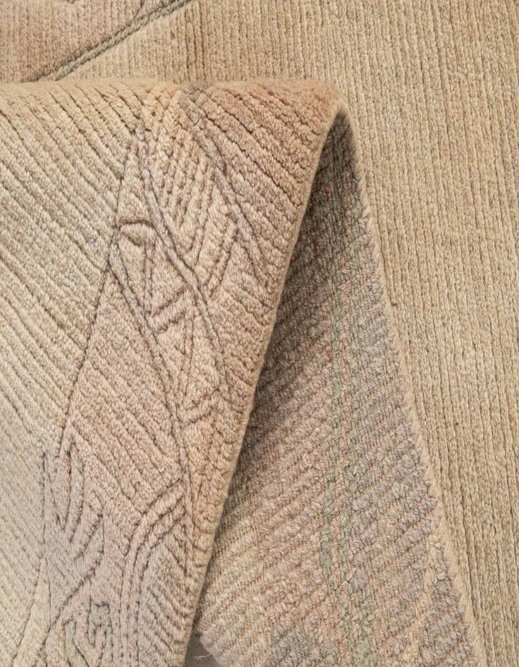 Detail image of  2' 7 x 11'  Hand Knotted Tibet Wool Runner Rug