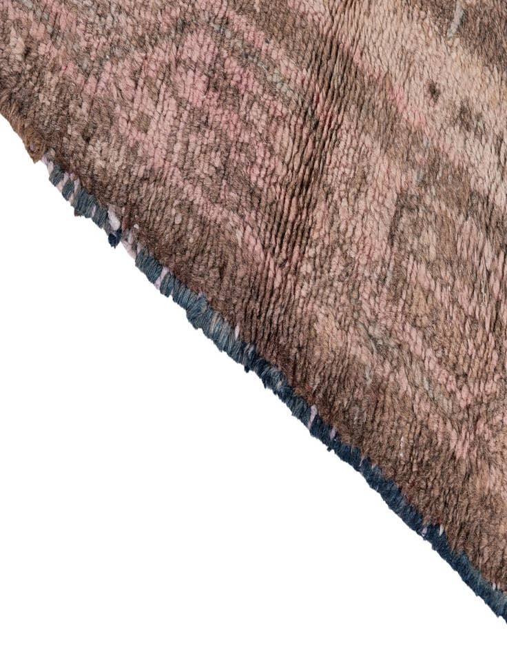 Detail image of  2' 4 x 4' 6  Hand Knotted Ultra Vintage Persian Wool Runner Rug