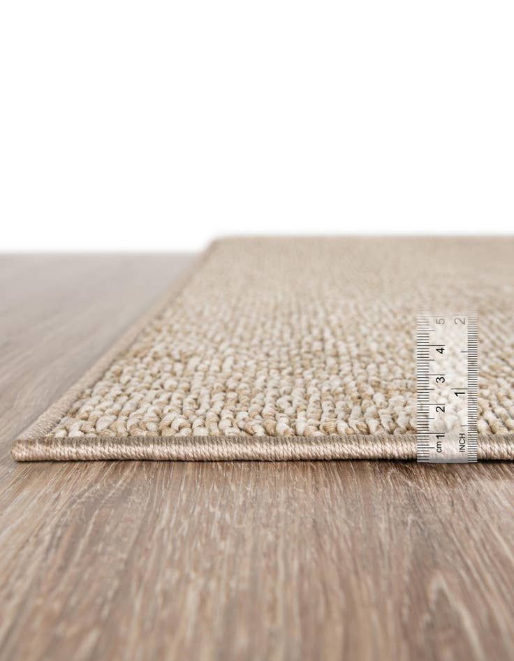 Detail image of  7' 10 x 7' 10  Washable Solid Indoor / Outdoor Square Rug