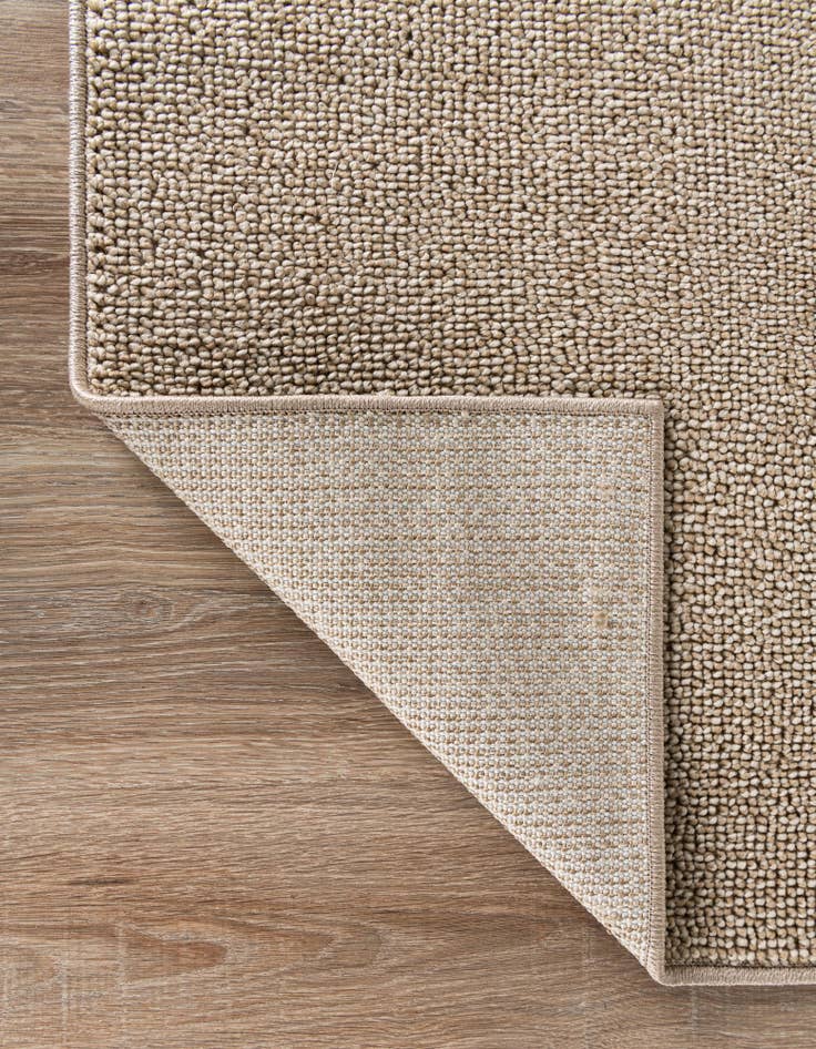 Detail image of  7' 10 x 7' 10  Washable Solid Indoor / Outdoor Square Rug